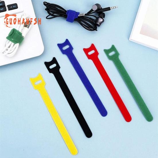 100 Pezzi Cinghia Gestione Cavi Antigroviglio Nastro di Fissaggio Fascette per Cavi in Nylon Fascette per Cavi Gestione Cavi Fornitura per la Casa