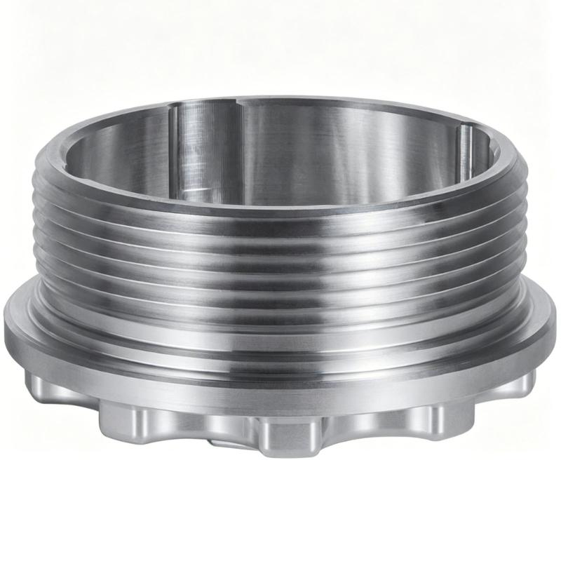 Easy Installation Fuel Filter Cap with Pressure Port for 6.0L Aluminum Filter Caps Replacement Auto Accessory
