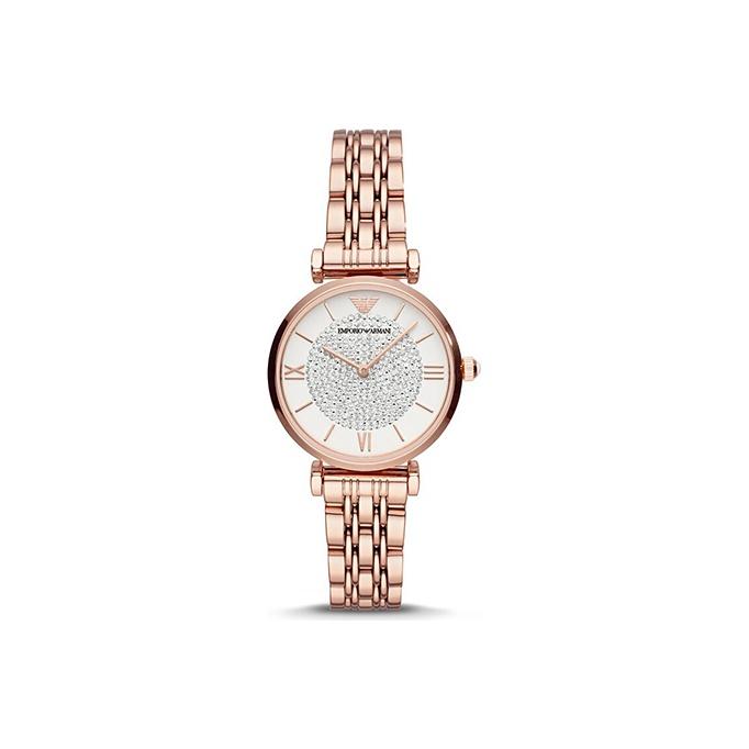EMPORIO ARMANI Women s Gypsophila Collection Watch AR11244-CLG Rose Gold Strap