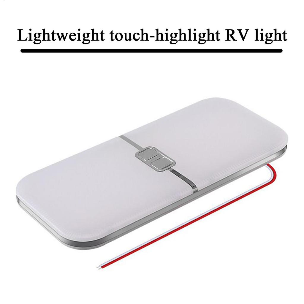 RV Interior Lighting RV Lights Interior Ceiling Lamp 12–30V Dimmable Triple Color Temperature Lamp For Vehicles Llumination