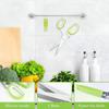 Herb Scissors Stainless Steel 5 Blade Kitchen Shears Household Vegetable Cutter with Cover Multifunctional Kitchen Gadgets