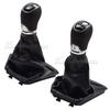 For Skoda Octavia A7 MK3 2014 2015 2016 2017 Manual 5/6 Speed Car Stick Gear Shift Knob with PU Leather Gaiter Boot Cover Lever