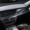 For Genesis G80 DH 2015-2020 Carbon Fiber ABS Dashboard Outlet Cover Trim Accessories Car Tuning Parts LHD