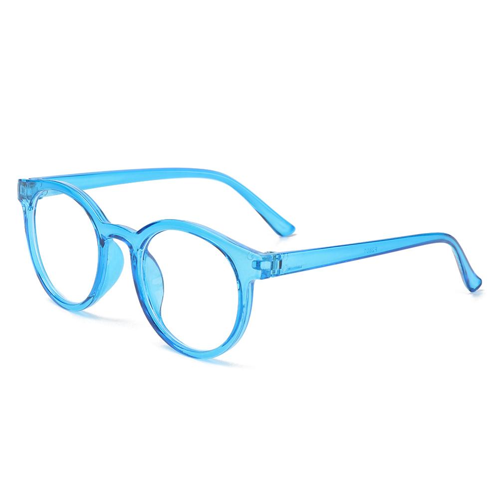 Kids Anti-Blue Light Glasses Children Boys Girls Round Ultra Light Frame Glasses Computer Protection Anti-Fatigue Eyeglasses