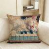 Funny Artistic Cat Painting Pillow Cover Sofa Cushion Cover Home Room Decoration Children Gift
