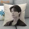 Custom Lee Dong Wook KPOP Pillowcase  Wedding Decorative Cotton Linen Pillow Case For Home Pillow Cover 45X45cm One Side