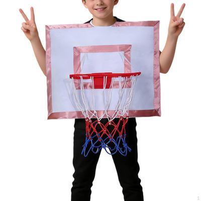 Kids Basketball Hoop Costume Funny Fancy Dress Prop for Masquerade Party Favors
