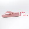 Fashion Summer Women's Flip Flops Light Non Slip Wedge Slippers Women's Sandals Fashion Shoes for Women Thick Bottom Casual Slides Mujer