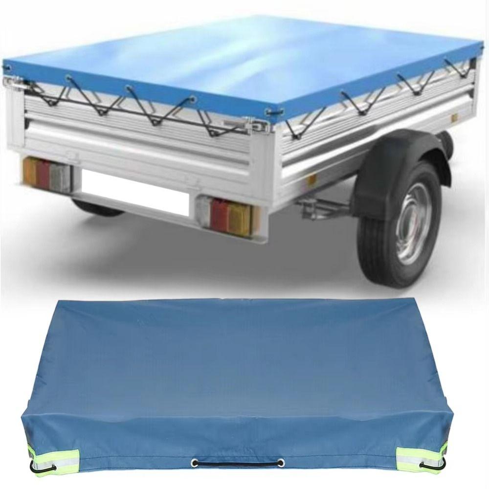 

Universal Truck Canopy Dustproof Trailer Protective Cover Outdoors Travel 211*116*8cm чорний