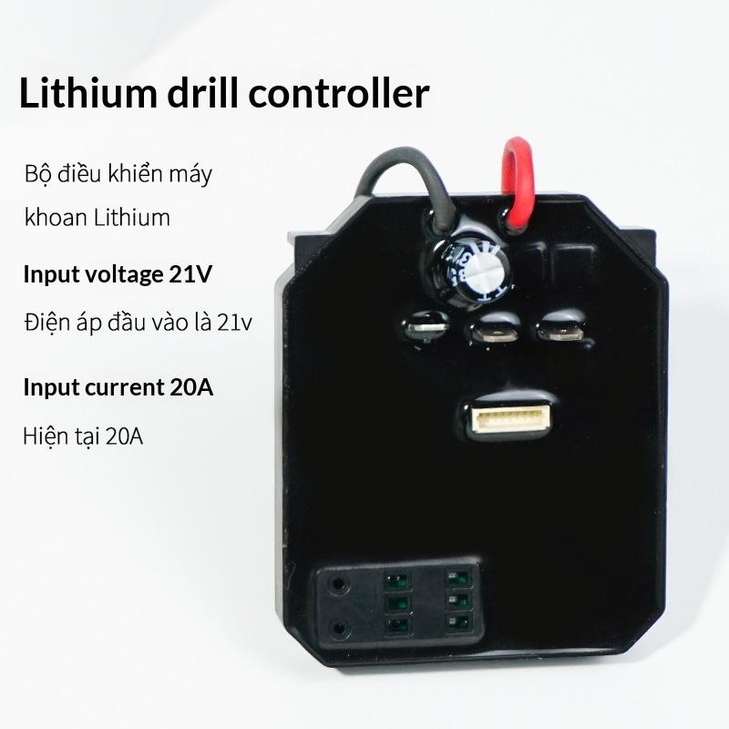 - Electric Grinder Motherboard Speed Switch Controller 18V-21V Electric Drill Controller Motherboard Brushless Lithium Power -