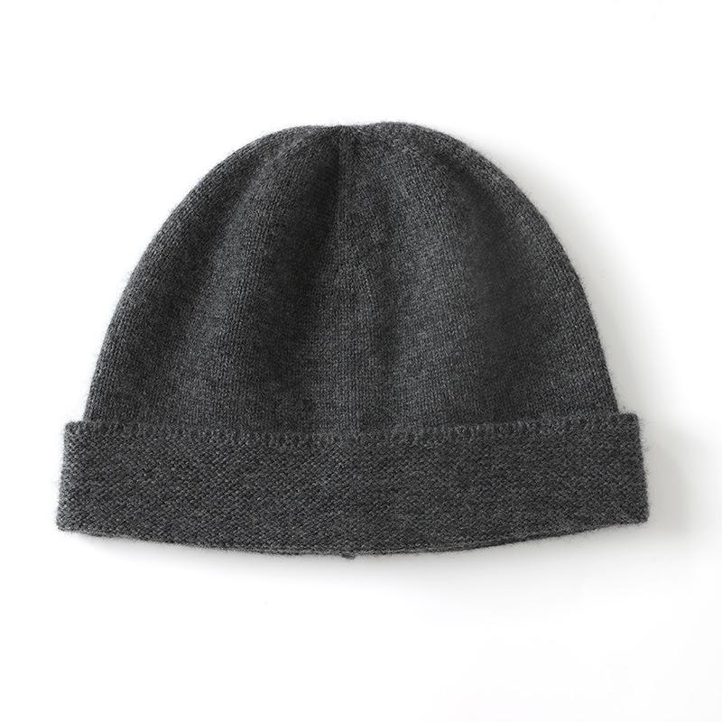 

Мягкая кашемировая шапка Осень и Зима Новый стиль Унисекс Повседневная Защита ушей Шапка-бини Модная вязаная шапка one size