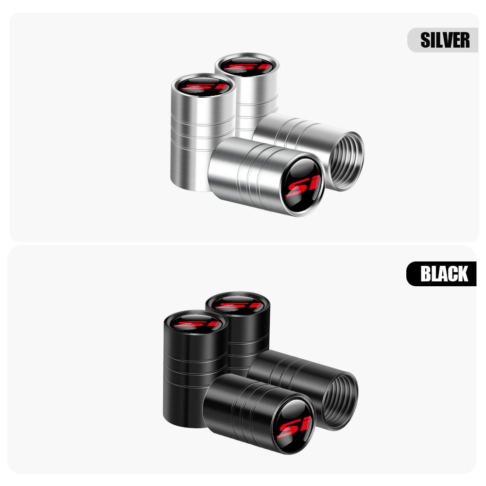 4pcs Car Wheel Tire Valve Caps Air Stem Covers For Honda Civic Accord Fit Jazz Pilot CRV Odyssey Passport City Shuttle HRV Vezel