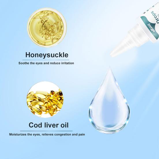 Eye Drops Cleaning Remove Tear Health Care Gentle Eye Cleaner Pet Supplies for Puppy