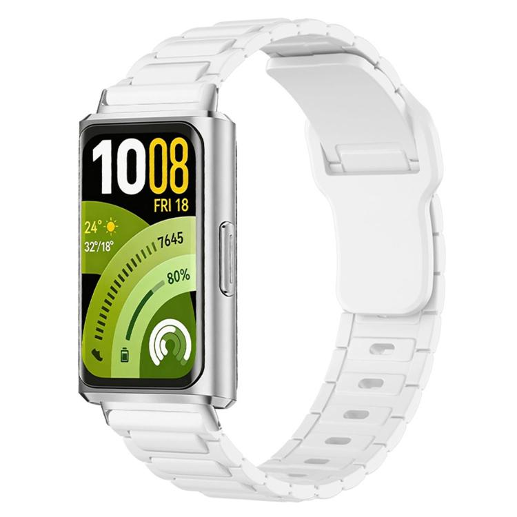 I‑Shape Texture Reverse‑Buckle Silicone Watch Band for Huawei Band 11 / Band 11 Pro, Replacement Wrist Strap, Strap Only