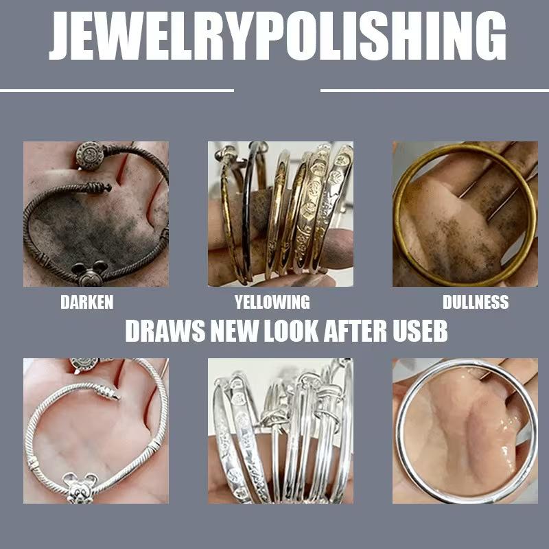 Jewelry Polishing Effervescent Tablets For Gold Silver Watch Bands Cleaning Removes Oxidation Dirt Restores Shine