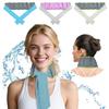 Reusable Cooling Neck Wrap LongLasting Cold Ice Collar Leakproof Cool Gel Band For Neck Wrist Head Heat Relief Summer Cool Scarf