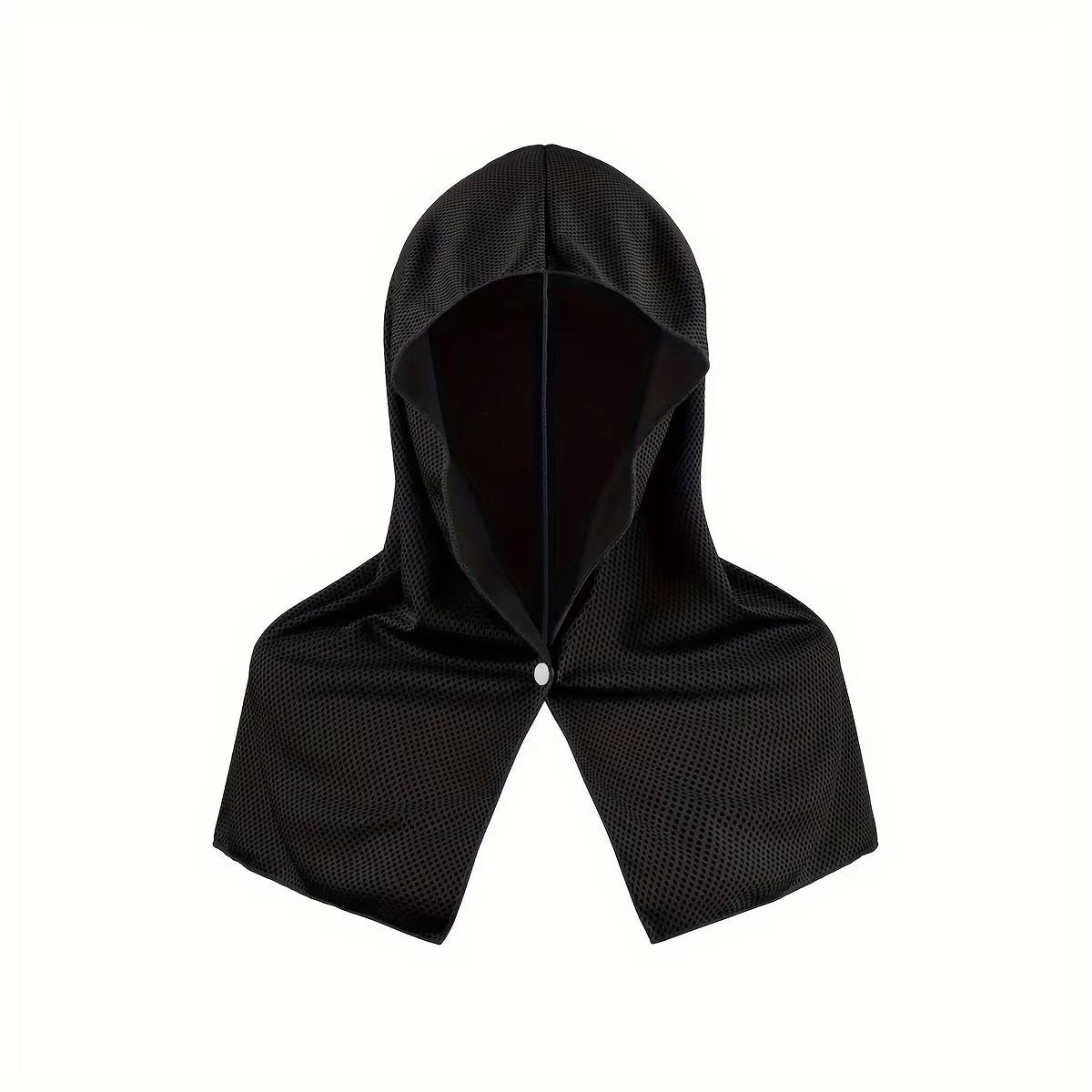 

Summer sun protection, beach shawl, sweat absorbing, quick drying, fitness, hiking, fishing, cycling scarf чёрный