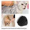 Pet Grooming Massage Brush Soft Cat Bath Brush Removes Loose Undercoat and Tangled Hair for Dogs and Cats