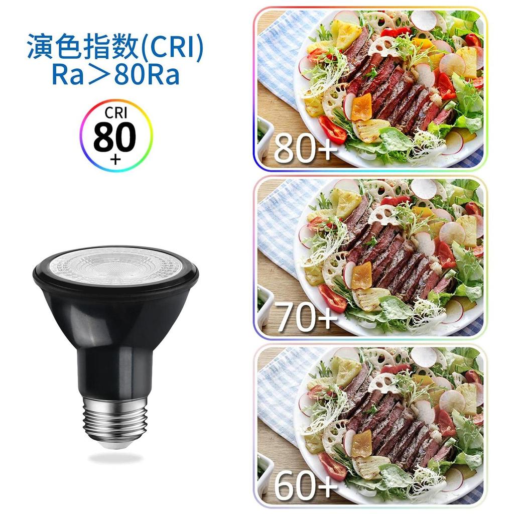 LVWIT LED Spotlight, E26 Base, 6W Beam Bulb, 550LM (40W Equivalent), PAR20, 3000K Warm White, 35° Concentrated Beam, Energy-Saving, Indirect