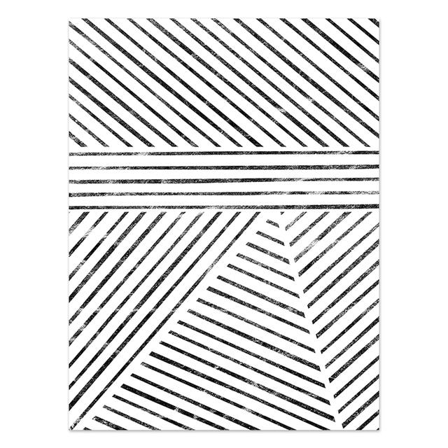 Nordic Abstract Geometry Pattern Canvas Painting Black Beige Wall Art Pictures Print Matisse Line Woman Poster Modern Home Decor