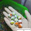 16mm Mixed Checkered Glass Beads & Marbles - Nostalgic Crystal Balls for Kids