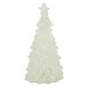 Lighted Xmas Tree Decor Battery Powered Resin Xmas Tree Tabletop Decoration for 1 12 Scale Dollhouse