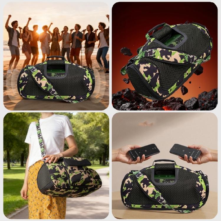 כיסוי הובלה עמיד בפני מזג אוויר לרמקולי Boombox 4 עם מחיצות פנימיות וכיס גישה מהירה