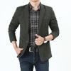 Frühling und Herbst Casual Anzug Herren Baumwolljacke Herren Koreanische Ausgabe mittleren Alters Große Größe Kleiner Anzug Herren