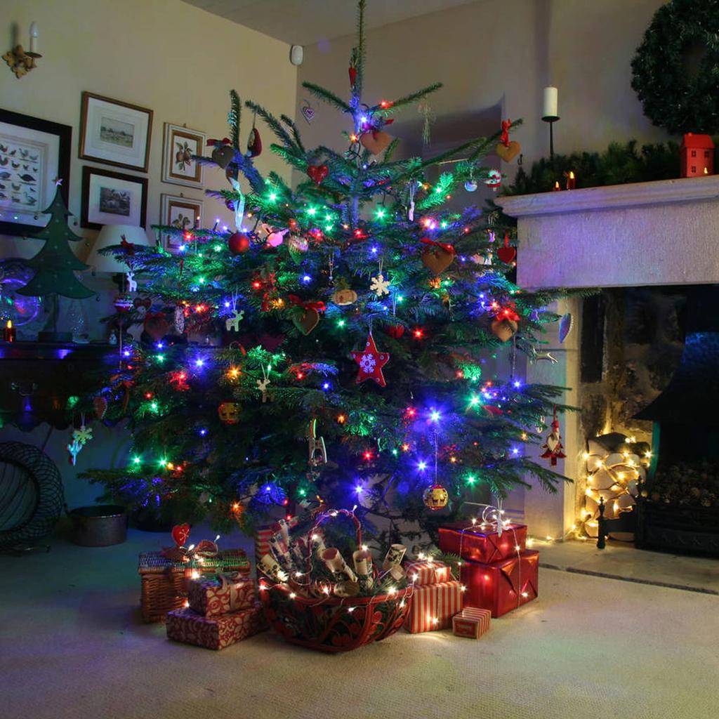 LED-Lampen 500l, warmweiß, Weihnachtsbaum, Feiertag, Innenbereich, Außenbereich, 3+25m