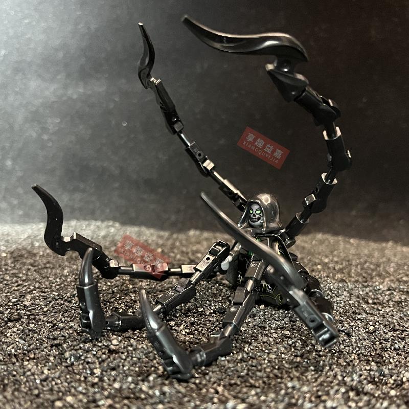 Ny Halloween Skrekkfilm Skjelett Helt Byggeklosser Modell Klosser mini Actionleketøysfigurer Leketøy gave til barn