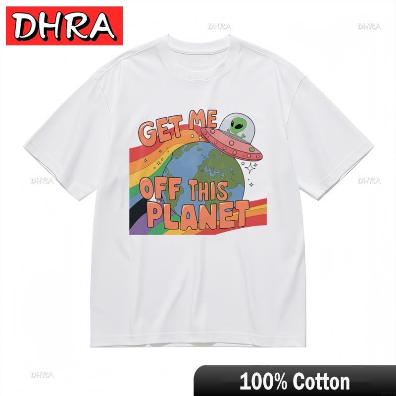 

Unisexs Fashion Trend Breathable Classic TShirt Alien UFO Colorful Graphic Tee Tees Nostalgic Funny Y2K Shirts Tshirts Australia 4XL