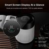 Air Purifier for Home Smart Display Negative Ions H13 HEPA Filter 26dB Filtration System Air Cleaner Pet Hair Bedroom