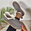 Fashionable Fleece Warm Cotton Boots for Women's Casual, Solid Color Suede Retro Oversized Snow Boots