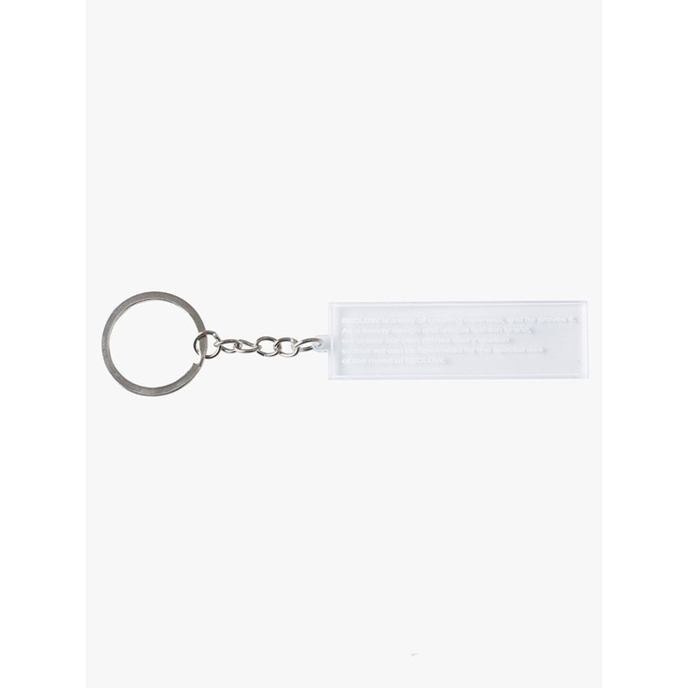 RECLOW TAB ACRYLIC KEYRING