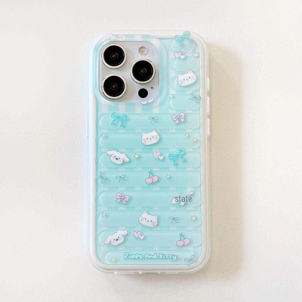 Cartoon Animal IMD Phone Case for Apple iPhone 16/17 Pro Max - Full Coverage & Drop Protection
