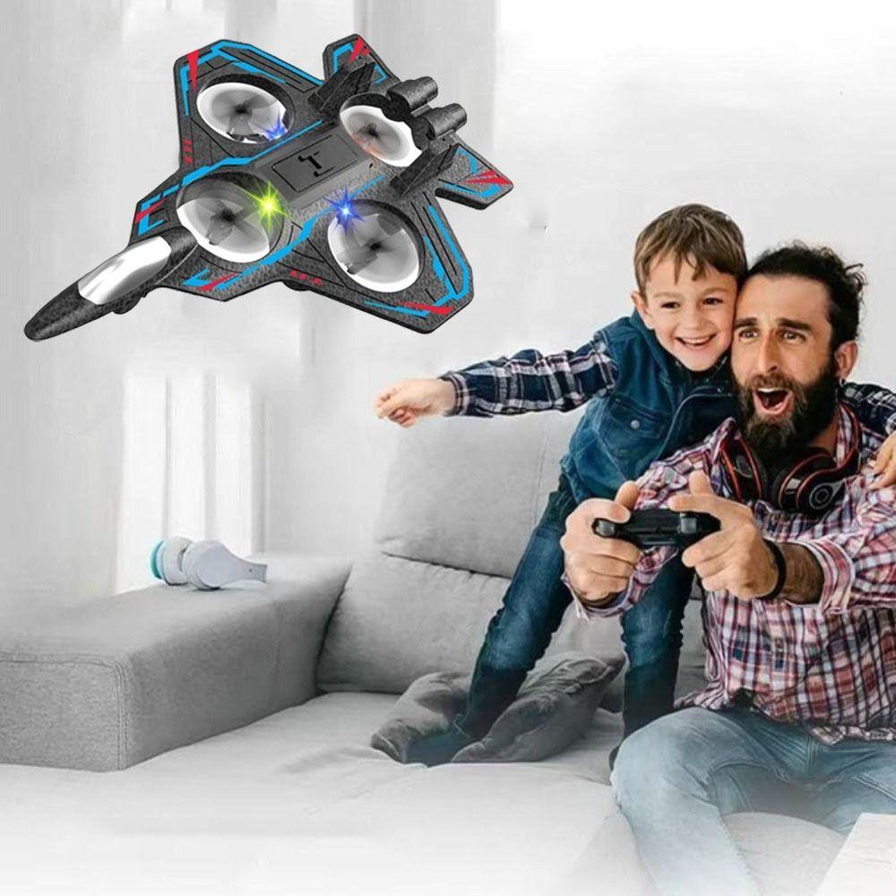 Gravity Sensing Four Motor Helicopter Toy Rechargeable RC Hobby Jet Plane Kids Gifts