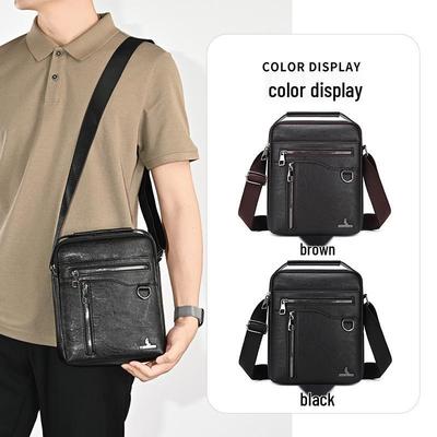 Herren Crossbody- & Umhängetasche - Modischer, schlichter kleiner Rucksack von Polojingling.