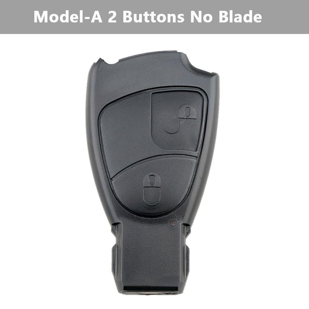 2/3/4 Buttons Smart Car Key Fob Shell Auto Car Key Case Replacement Remote Cover Fit For Mercedes-Benzc M B E Cl Sl Key Shell