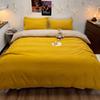 Bedroom Plain Duvet Cover Adult Double King Queen Size Bedding Skin-friendly Four Season Home Bedclothes Comfort Quilt Covers