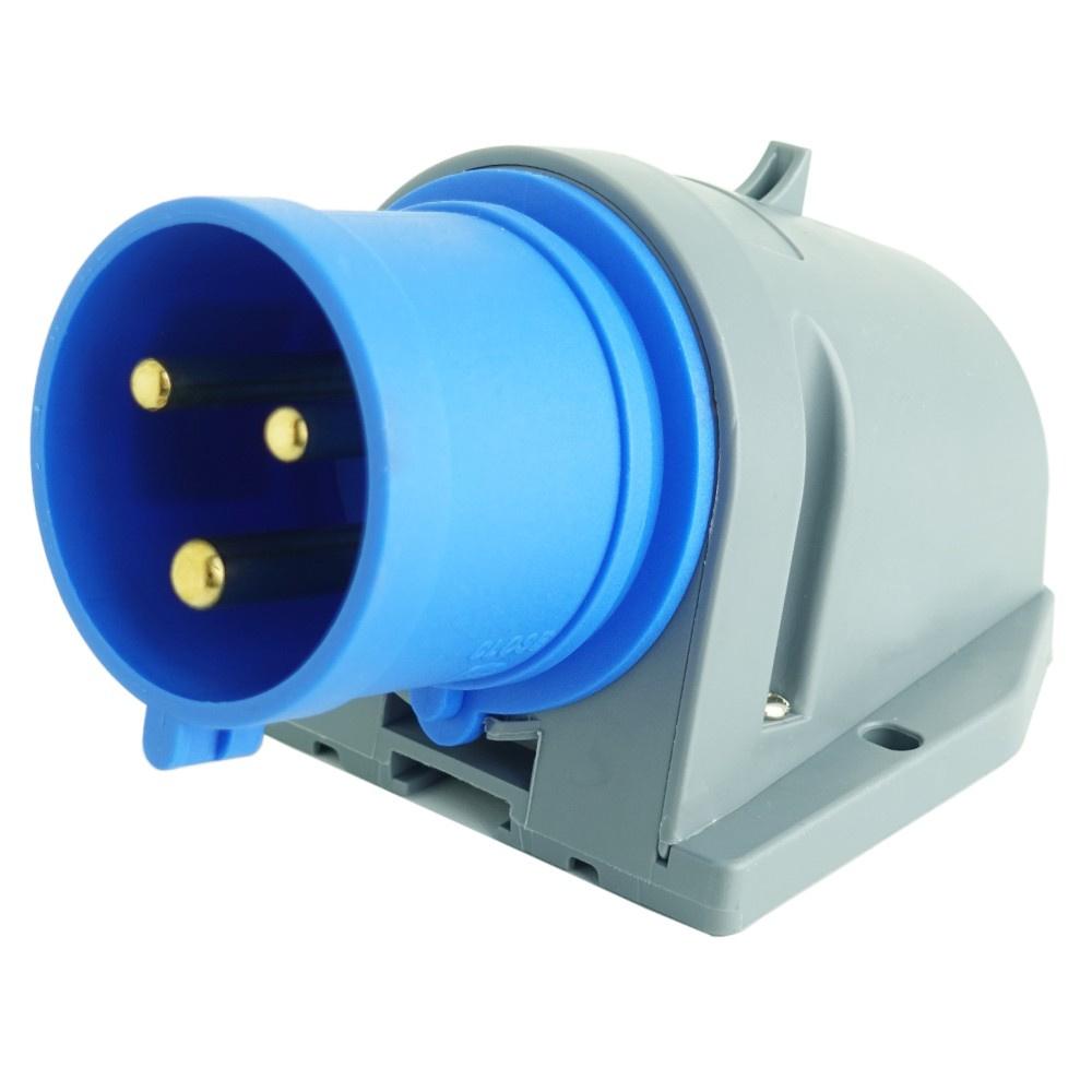 Wtyczka Natynkowa Kempingowa Cee 3P 32A 230V Przemysłowa Siłowa