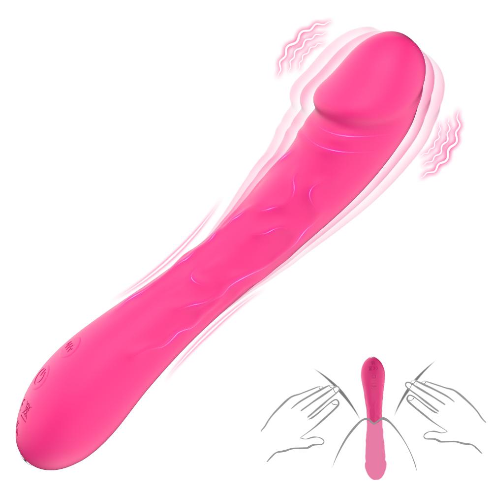 POMFW Dildo Sex Toys 12 Vabration Models Women Masturbator G Spot Vibrator Adult Anal Plug Silicone USB Charging