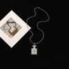 Perfume Bottle Women's Trendy Fashion Versatile Sweater Chain Accessories Necklace Pendant