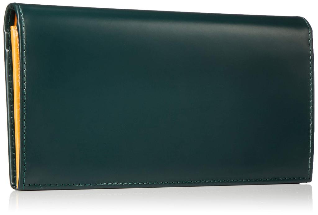 Ettinger BH2112 Slim Long Wallet with Zippered Coin Officially Imported Pocket, Green,