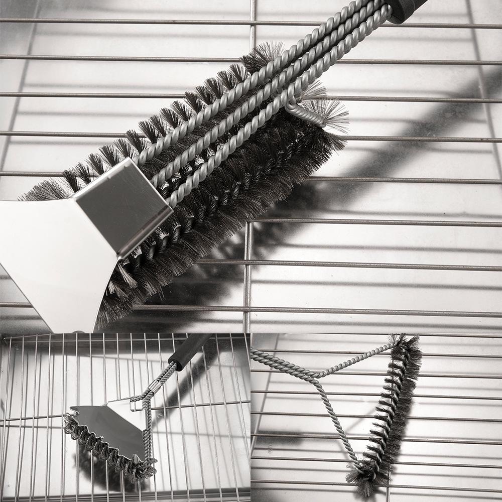 Szczotka do czyszczenia grilla z drutu ze stali nierdzewnej do grilli i piekarników