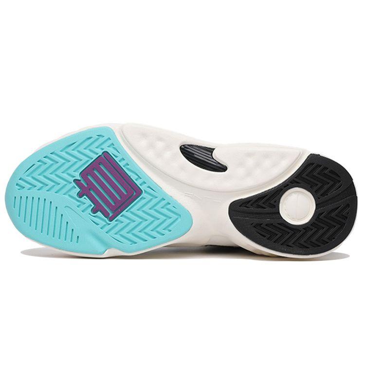 Anta Badass Weifeng Trendy Versatile Casual Non-Slip Mid-Top Sneakers Men Sneakers Blue White Purple 112118088-3