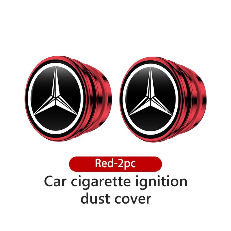 LSEV2 Car Cigarette Lighter Dustproof Plug Button Cover Accessories For Mercedes Benz C180 C300 W124 W176 W177 C200 C260 GLC CLE CLA