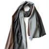 Herringbone Business Men's Wool Scarf, Autumn and Winter Warm Cashmere Scarf