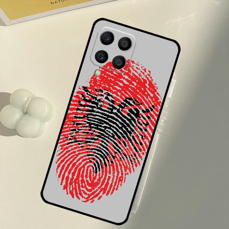 Albania Flag For Samsung Galaxy M16 M06 M12 M55 M15 M35 M14 M34 M54 M11 M21 M31 M13 M33 M53 M32 M52 Case