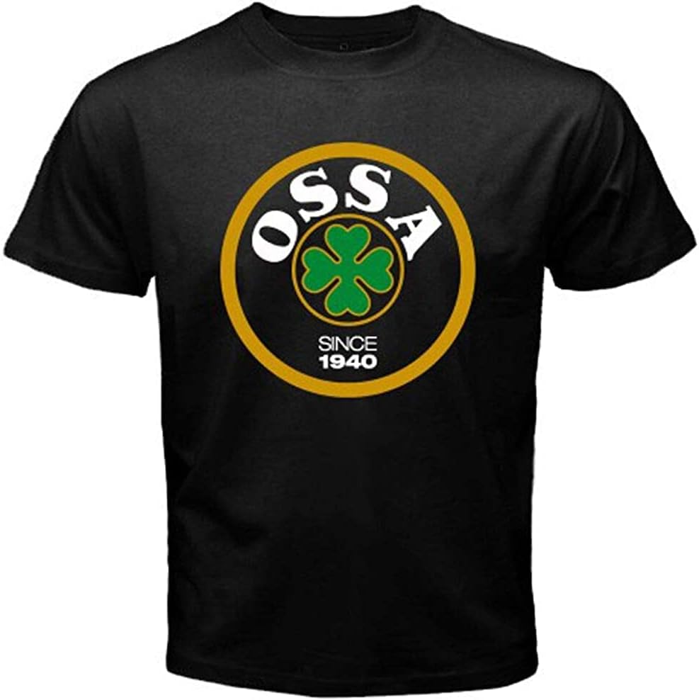 Ossa Logo Retro Motorcycle Men s T Shirt S чёрный