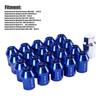20pcs M12x1.5 Wheel Lug Nuts 35mm 6061 Aluminum Alloy Closed End Tire Lug Nuts Replacement for Car Accessories Tool